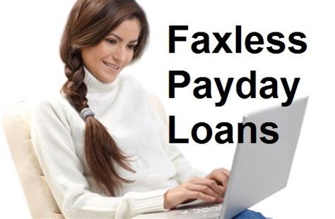Faxless Installment Loans